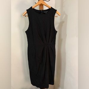 Banana Republic black white polka dot dress